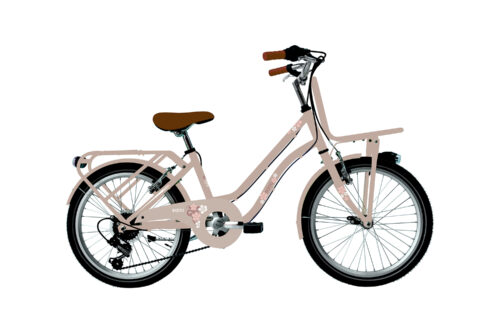 Bijou Meisjesfiets 20 Inch 6 Versnellingen Roze