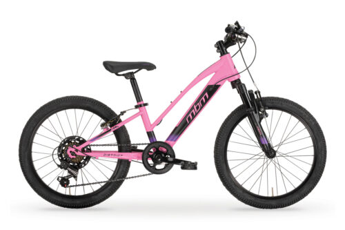 MBM District 20 Inch Mountainbike Meisjes Fuschia-Zwart 7 Versnellingen