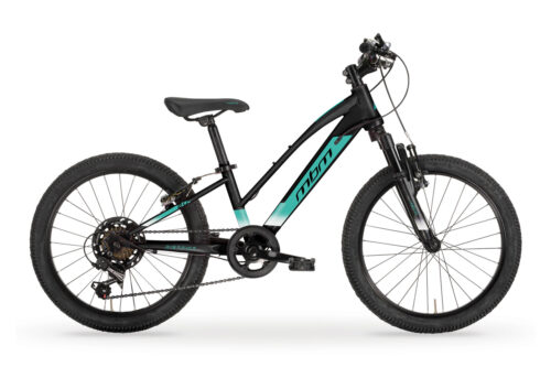 MBM District 20 Inch Mountainbike Meisjes Zwart-Turquoise 7 Versnellingen