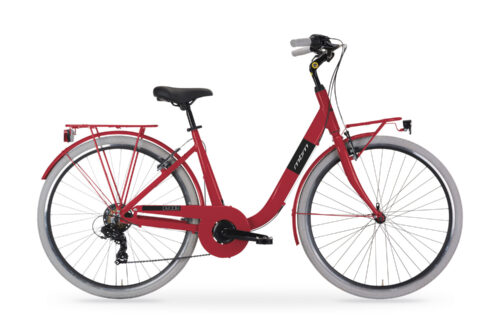 MBM People 28 Inch Damesfiets 7 Versnellingen Rood