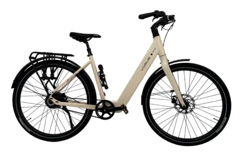 Vogue Motion Elektrische Damesfiets 28 Inch (Achterwielmotor) Belt Drive Beige