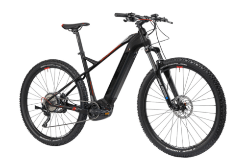 Lombardo Chamonix elektrische fiets 8 versnellingen 29 inch Zwart-Rood