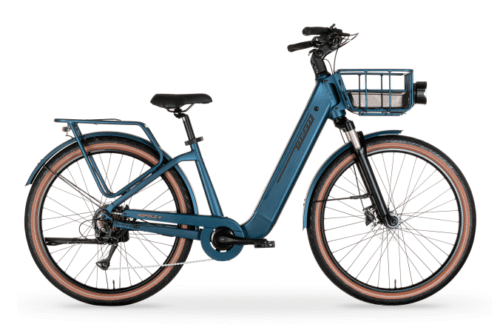 MBM Nefele Plus Elektrische Damesfiets 27,5 inch Mat Blauw