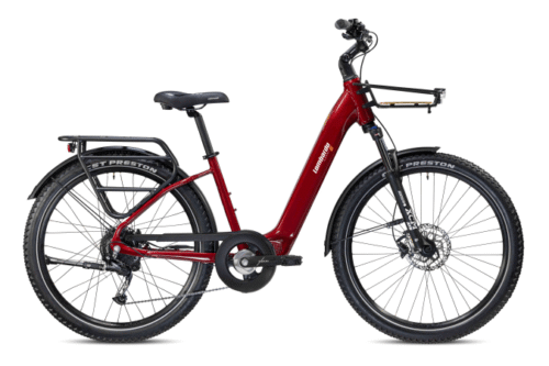 Lombardo Sapri elektrische fiets 27,5 inch Bordeaux