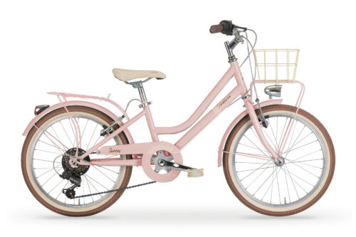 MBM Sunny 24 inch Meisjesfiets 6 Versnellingen Roze