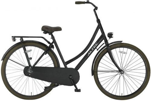 Altec Classy 28 Inch Omafiets Mat Zwart