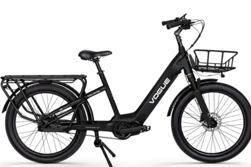 Vogue Avalanche Elektricshe Longtail (Riemaandrijving) Middenmotor Matt Black