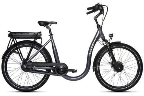 Altec Easy 26 Inch Elektrische Damesfiets (Lage Instap) 8 Versnellingen Voorwielmotor Hydr. Shadow Grey