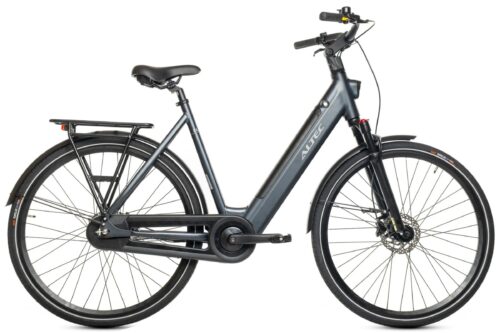 Altec Flow 28 Inch E-bike Dame (Achterwielmotor) Hydr. Single Speed Ash Gray