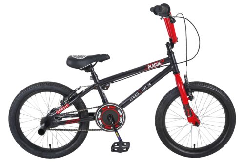 Zombie Plague 18 Inch BMX Zwart-Rood